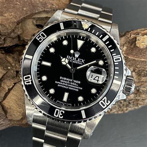 rolex submariner date referenz nr 16610|rolex model 16610 release year.